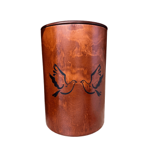 Urne en bois d'aulne