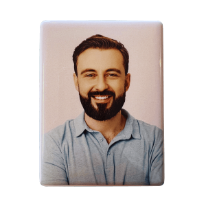 Médaillon couleur rectangulaire
