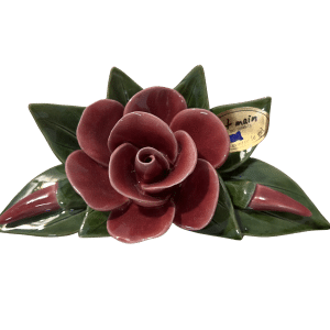 Rose en céramique